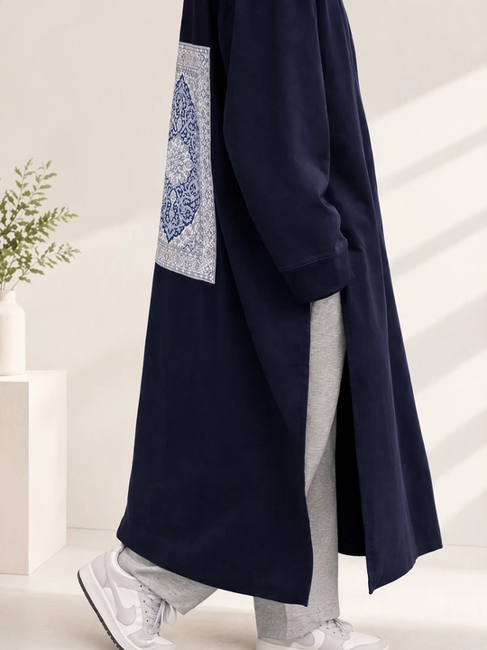 Женский костюм двойка, трикотажный - 80% хлопок, oversize платье с брюками, свободный крой