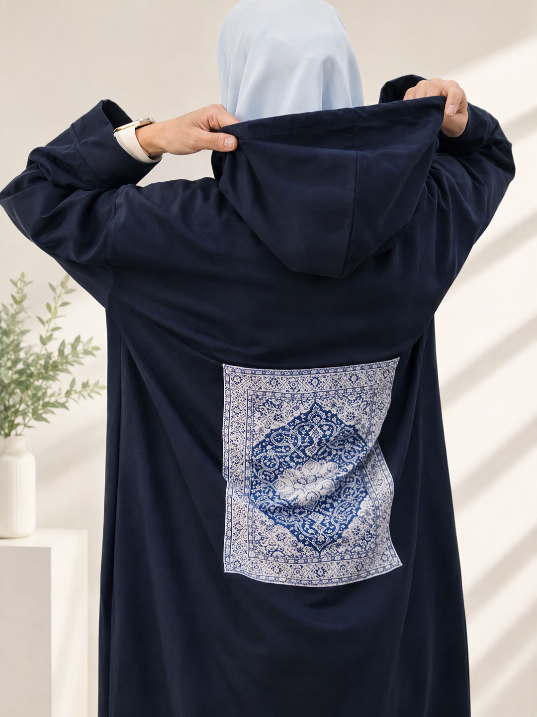 Женский костюм двойка, трикотажный - 80% хлопок, oversize платье с брюками, свободный крой - 