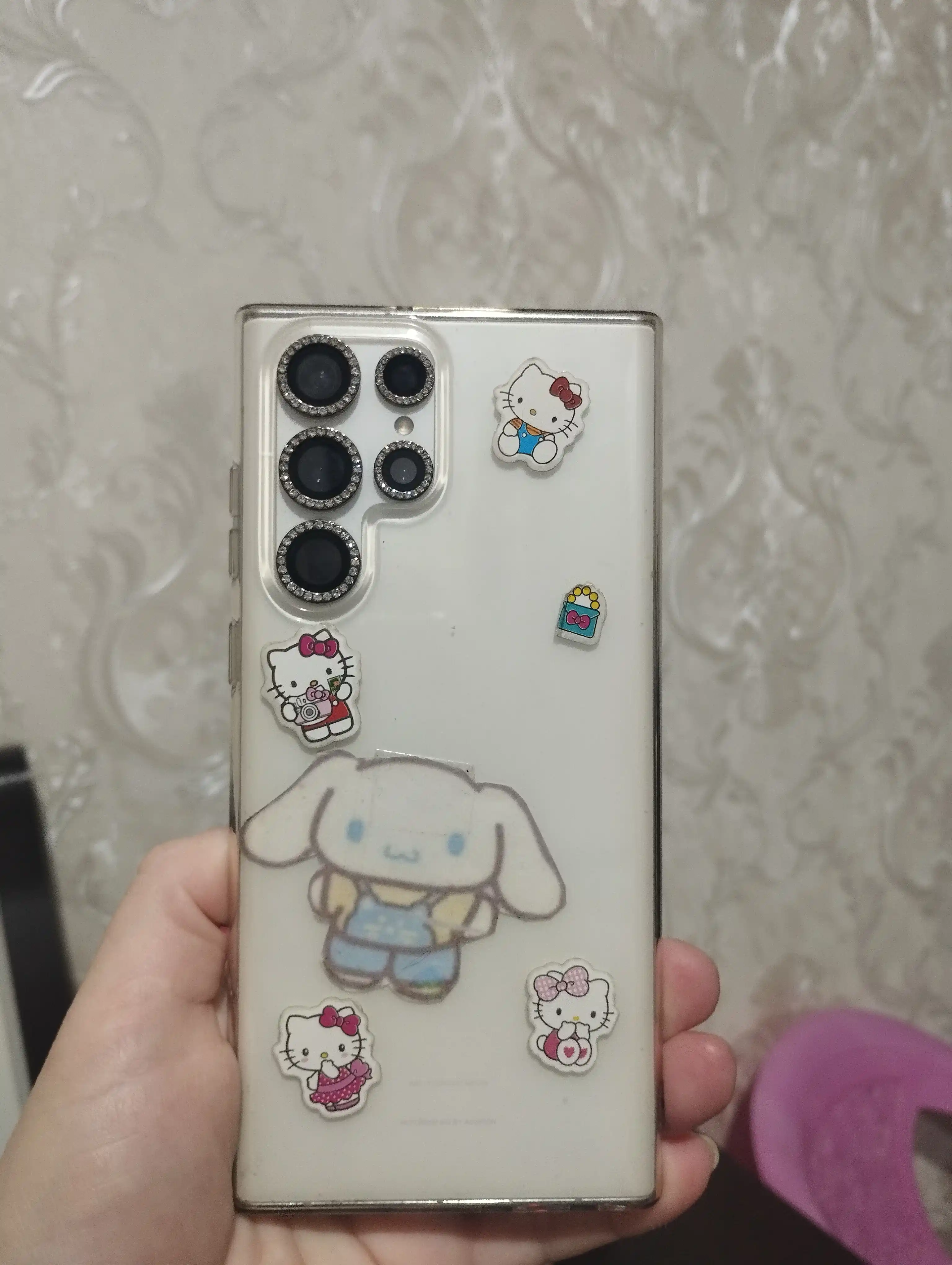 Samsung S22, S23, S24, S25, S26 Ultra sv Plus uchun olmosli kamera himoya oynasi