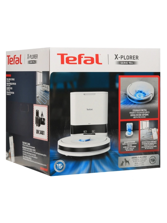 Робот-пылесос Tefal X-plorer Serie 95 White Total Care RG7987WH