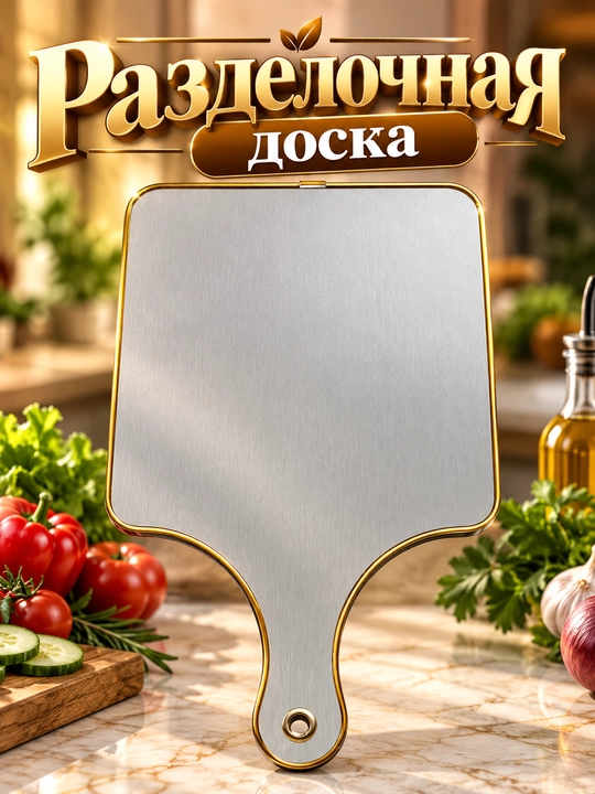 Деревянная разделочная доска, для кухни, многофункциональная - 