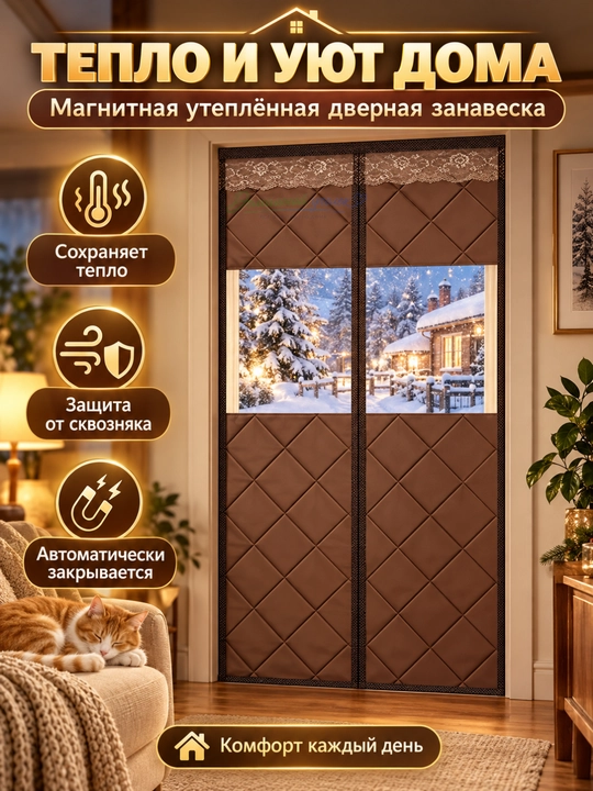 Issiqlikni saqlovchi eshik pardasi - uyingiz uchun qulaylik va sovuqdan himoya