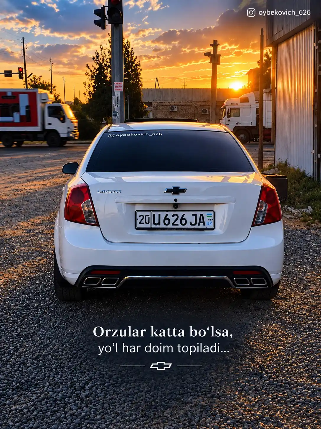 Диффузор заднего бампера AMG дизайн Cobalt, Spark, Lacetti-Gentra, Nexia R3, Onix