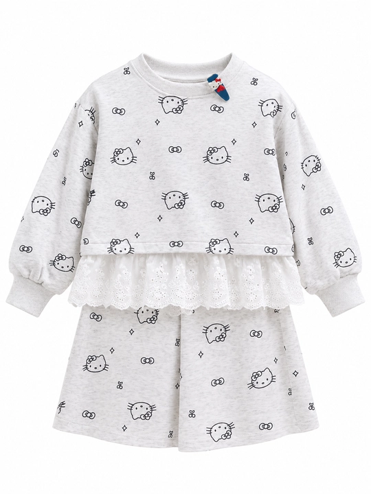 Qiz bolalar uchun Hello Kitty naqshli to‘plam - 