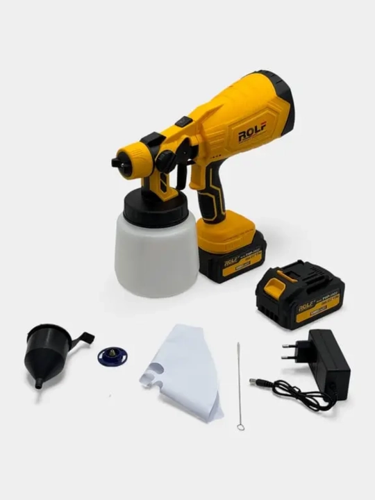 ROLF TOP-1022 akkumulyatorli bo‘yoq purkagich, 20 V, 200 Vt, 1L, sozlanadigan purkash