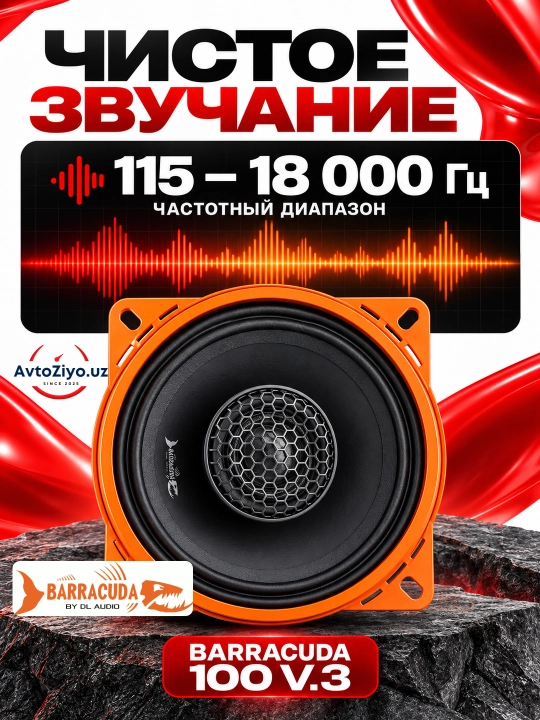 Avtomobil dinamiklari 10 sm DL Audio Barracuda 100 V.3 kalonkalar mashina uchun