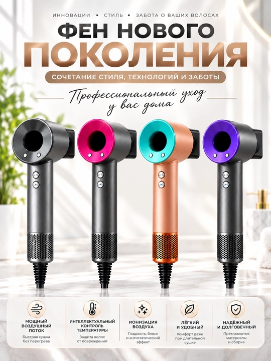 Профессиональный фен для волос