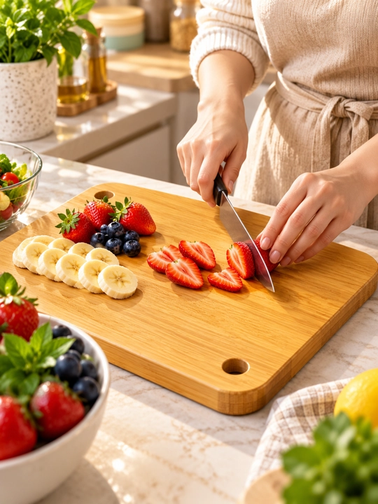 Bambukdan yasalgan chiqib ketish taxtasi, oshxona uchun chiqib ketish taxtasi, eko-taxta