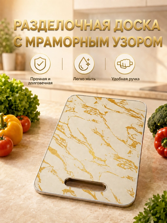 Бамбуковая доска, разделочная доска для кухни, эко доска - 