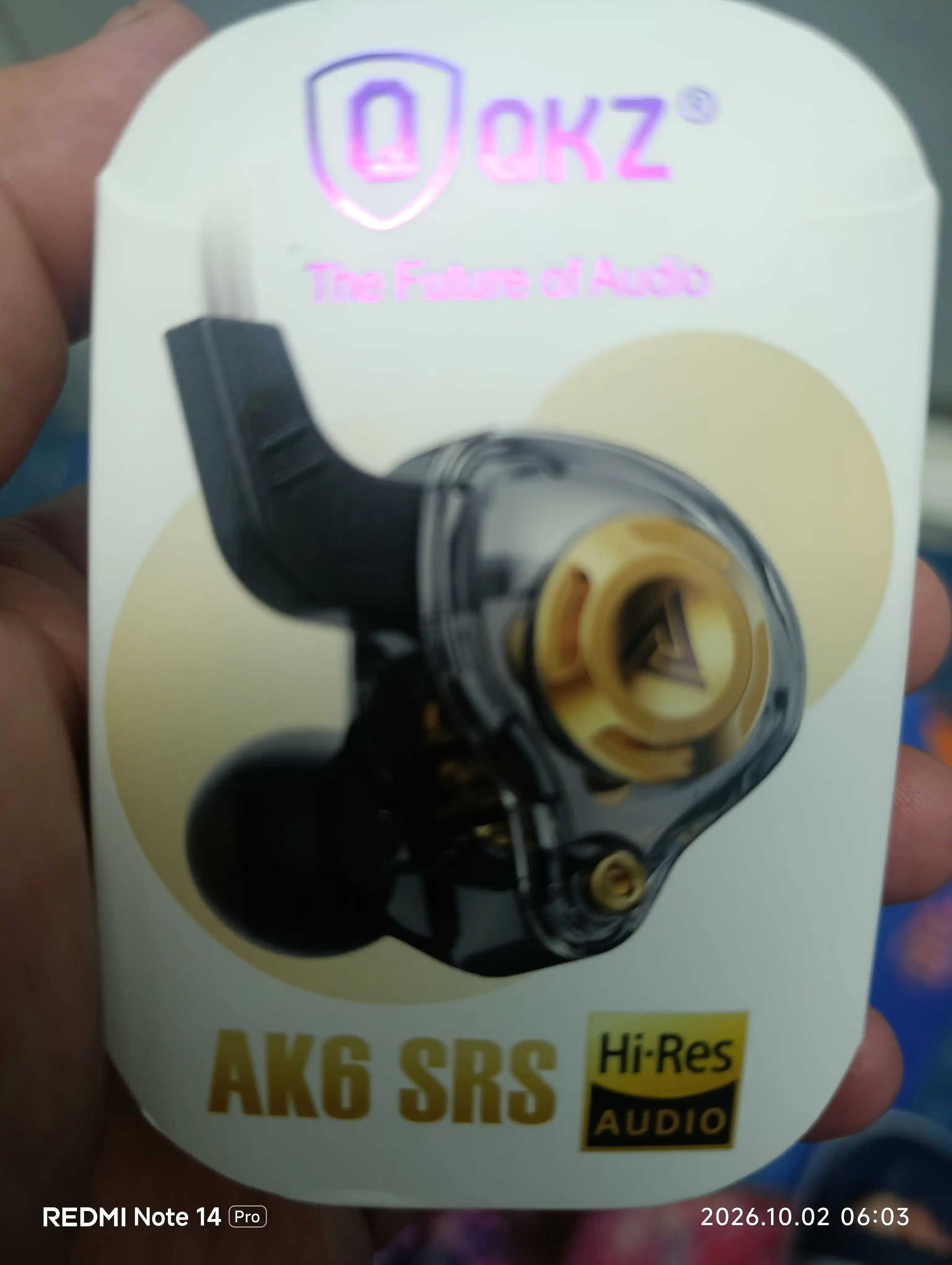 QKZ AK6 SRS проводные внутриканальные наушники с микрофоном, Hi-Fi звук, глубокий бас