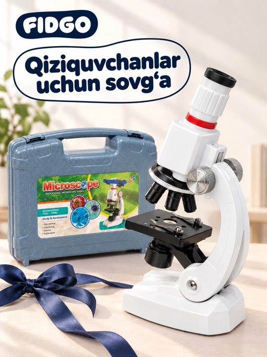 Bolalar uchun ta'limiy mikroskop: ilm olamiga birinchi qadam