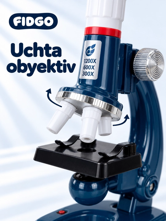 Bolalar uchun ta'limiy mikroskop: ilm olamiga birinchi qadam