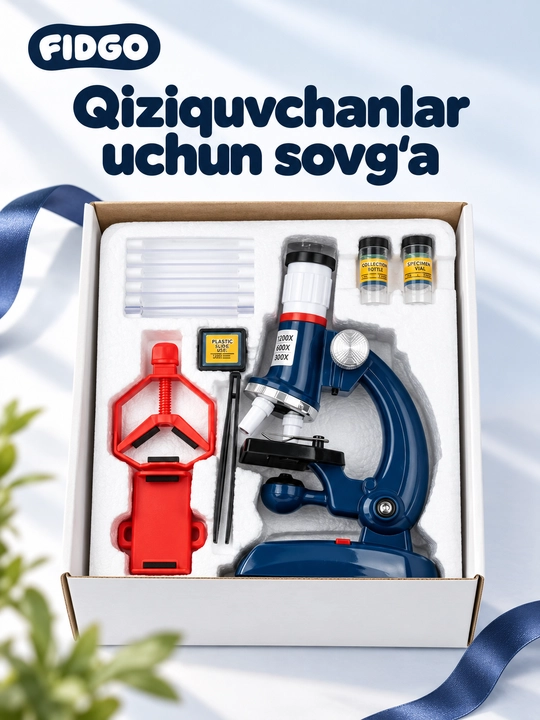 Bolalar uchun ta'limiy mikroskop: ilm olamiga birinchi qadam