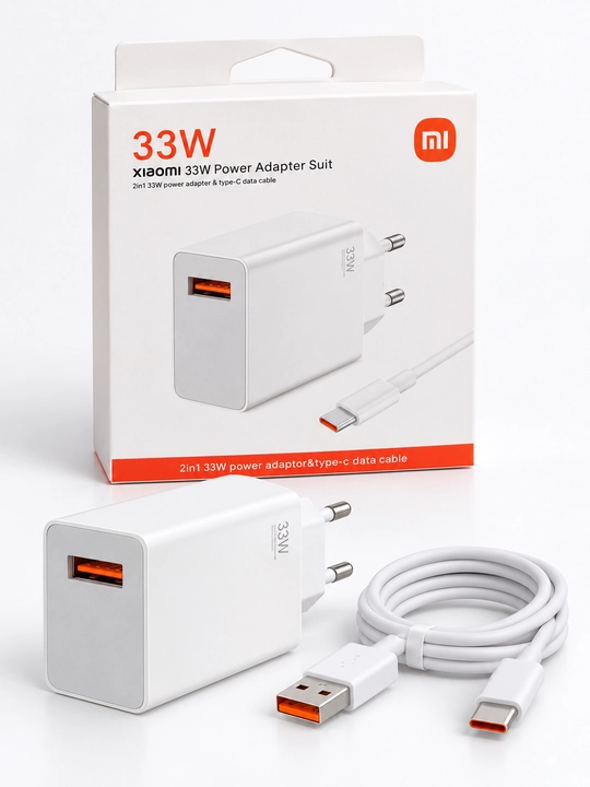 Type-C kabeli bilan Xiaomi 33W quvvatlash qurilmasi - 