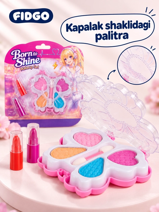 Bolalar pardoz-andoz uchun dekorativ kosmetika to‘plami
