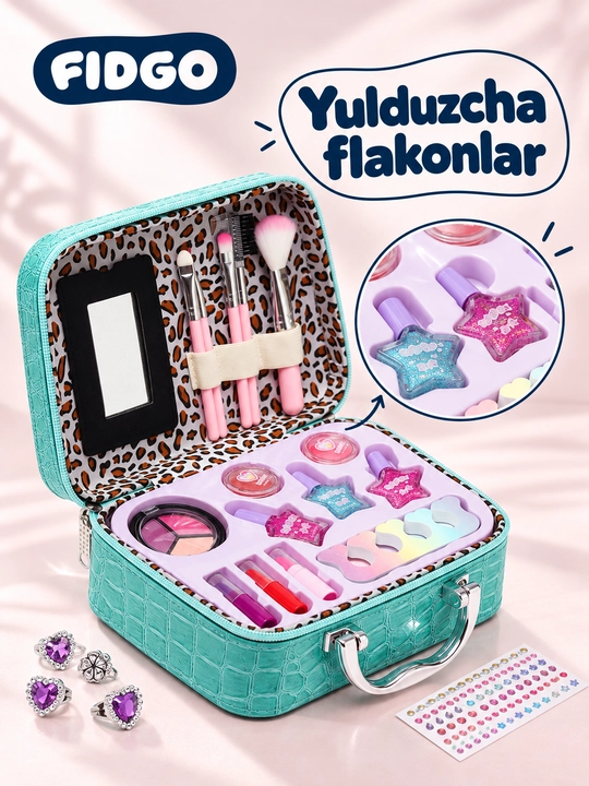 Bolalar pardoz-andoz uchun dekorativ kosmetika to‘plami