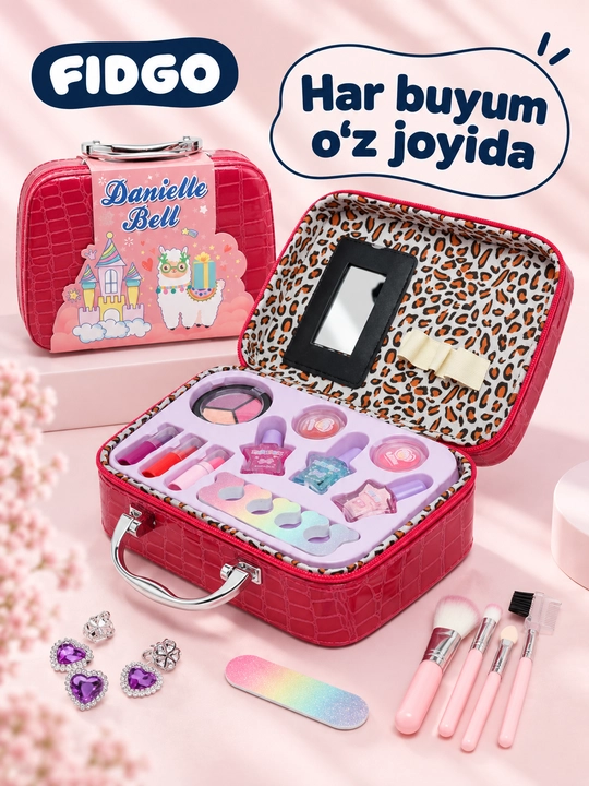 Bolalar pardoz-andoz uchun dekorativ kosmetika to‘plami
