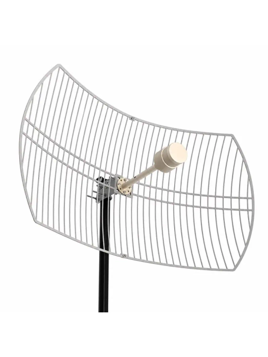 4G LTE modem va router uchun parabolik MIMO antenna 24 dBi, 1700–2700 MHz