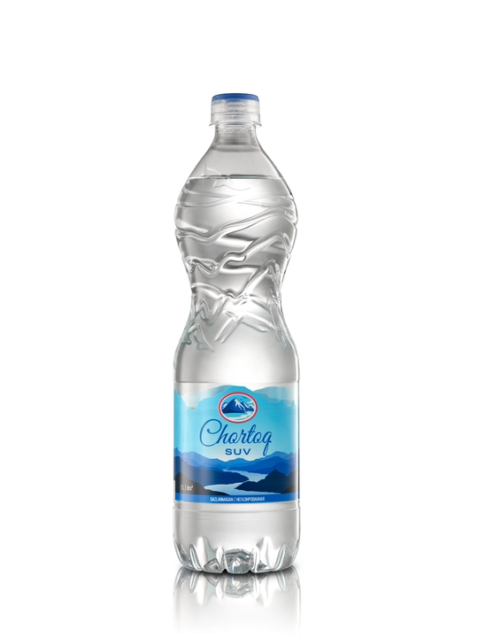 “Chortoq suv” tabiiy ichimlik suvi, gazsiz, 1.0 l, PET 8 dona - 