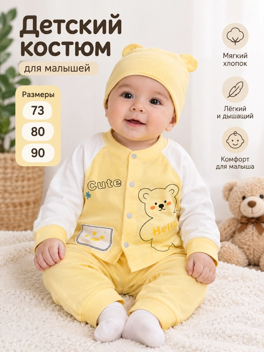 Bolalar tepa past pijamasi yumshoq pijama - 