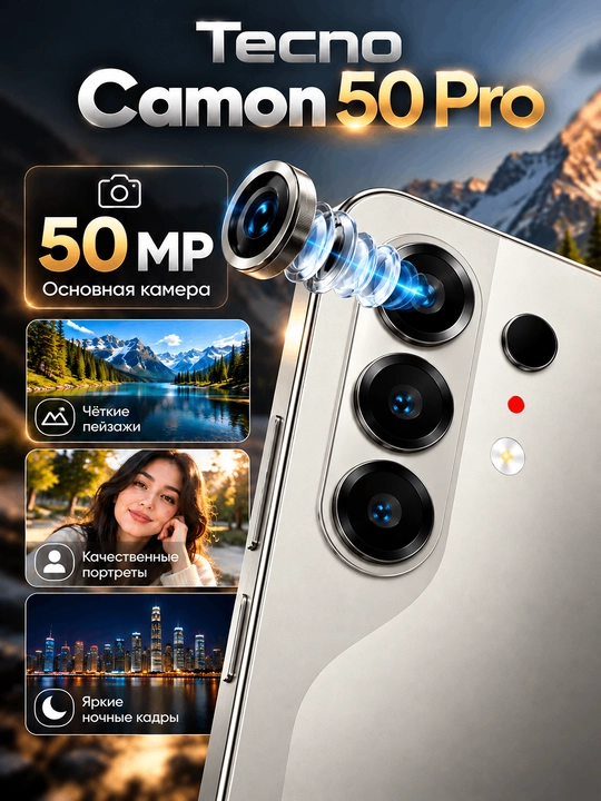 TECNO CAMON 50 Pro — Premium Smartfon