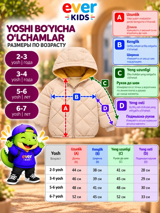 Куртка детская для мальчиков для девочек