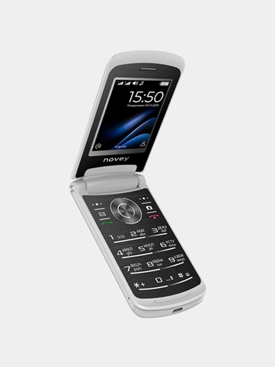 Novey Z550 mobil telefon-raskladushka, IPS ekran, 2 SIM, knopkali telefon
