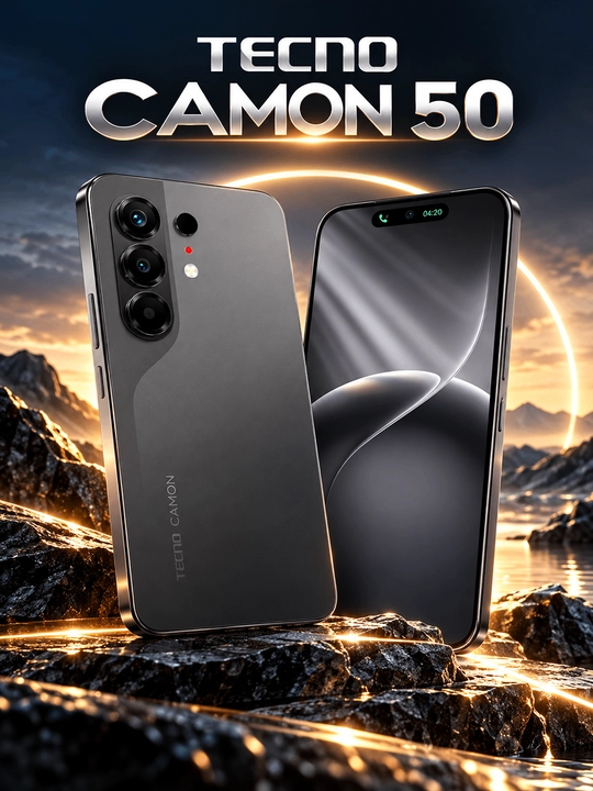 TECNO CAMON 50 — 6.78" 1.5K AMOLED 144Hz - 