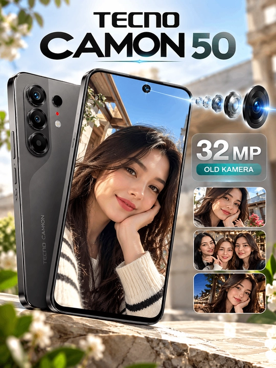 TECNO CAMON 50 — 6,78" 1.5K AMOLED 144 Гц