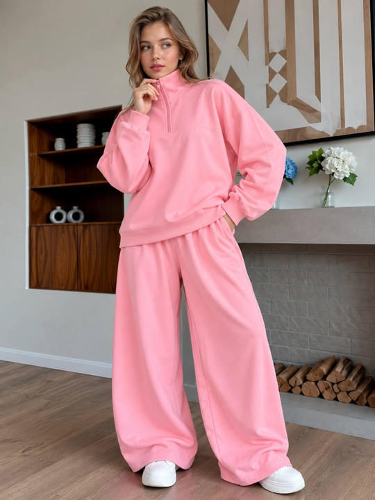 Oversize ayollar to‘plami - xudi va keng shim - 