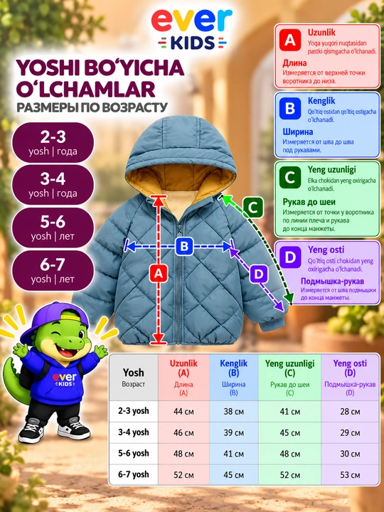 Куртка детская для мальчиков для девочек