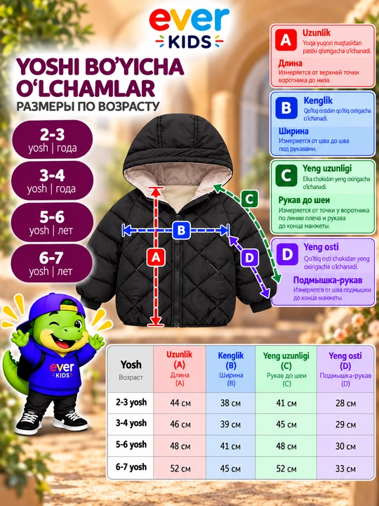 Куртка детская для мальчиков для девочек