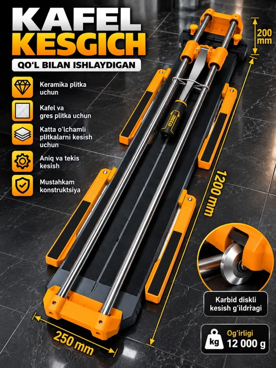 INGCO HTC041201 qo‘lda plitka kesgich,