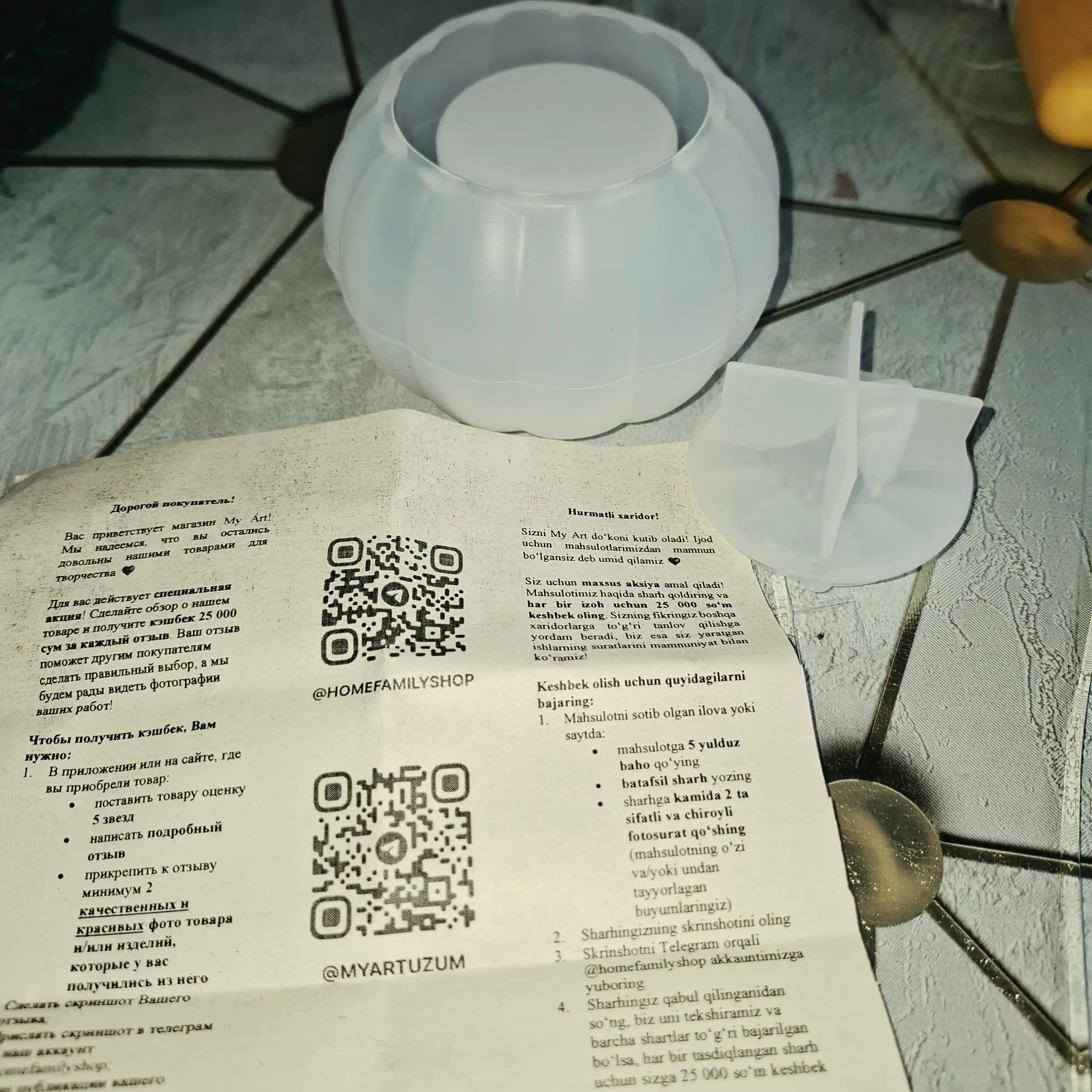 Gips, epoksid smolasi uchun silikon qolip quticha, mold quticha