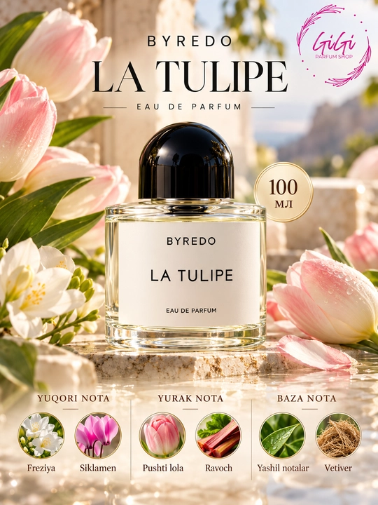 Byredo Mojave Ghost, Bal d'Afrique, Blanche, La Tulipe 100ml - 