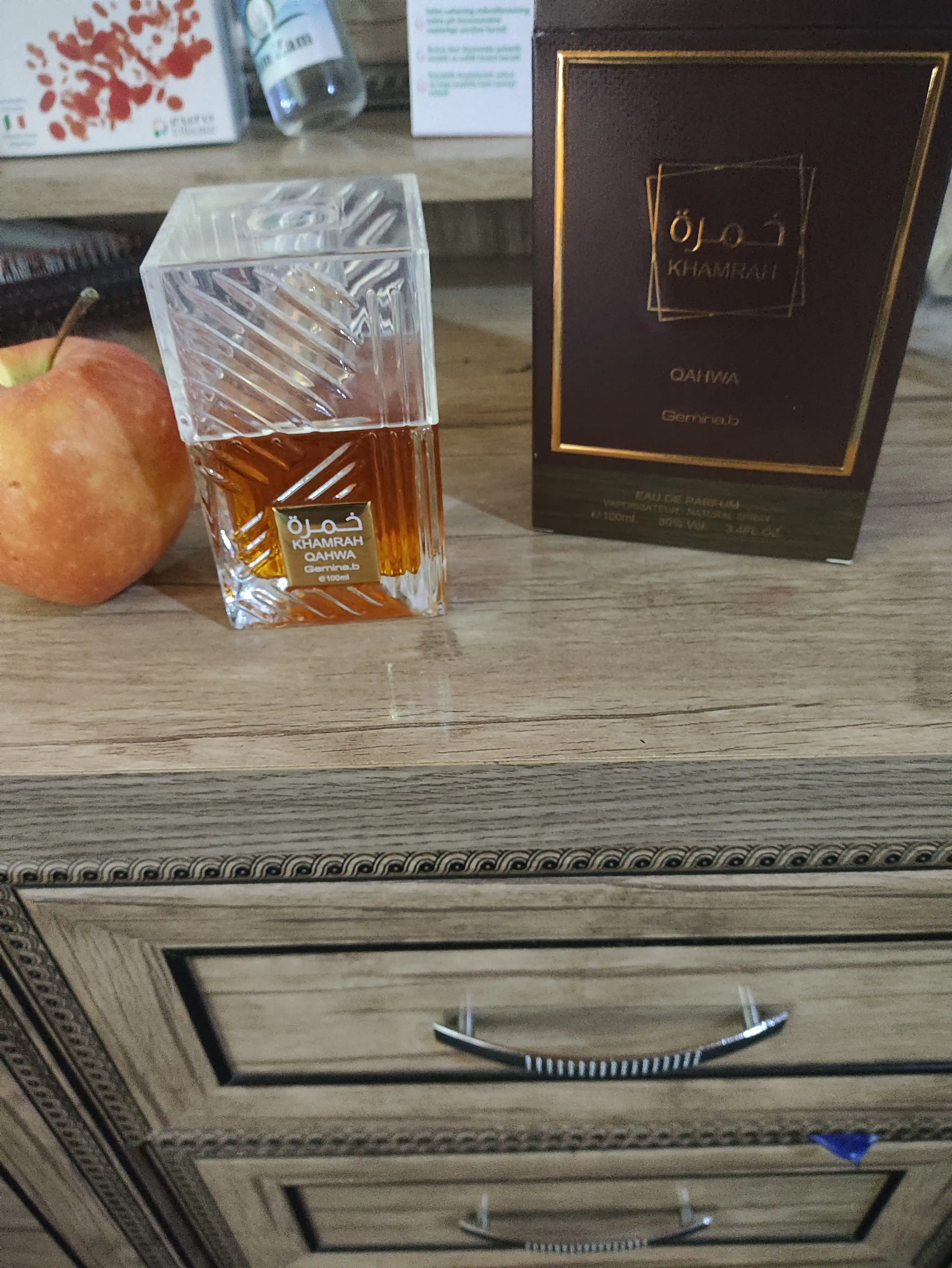 Lattafa Khamrah Parfyumlangan suv, 100 ml, Sharqona shirinlik