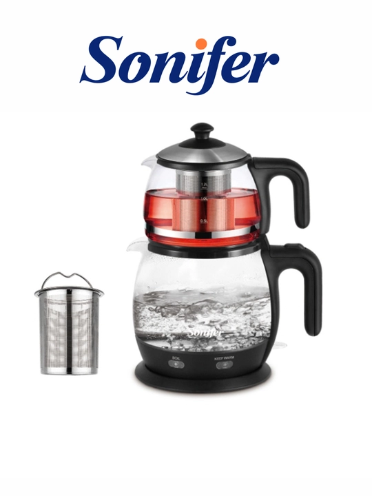Elektr Samovar Sonifer SF-2089, 1.8 l, 1350 Vt, choy damlash va issiq saqlash funksiyasi