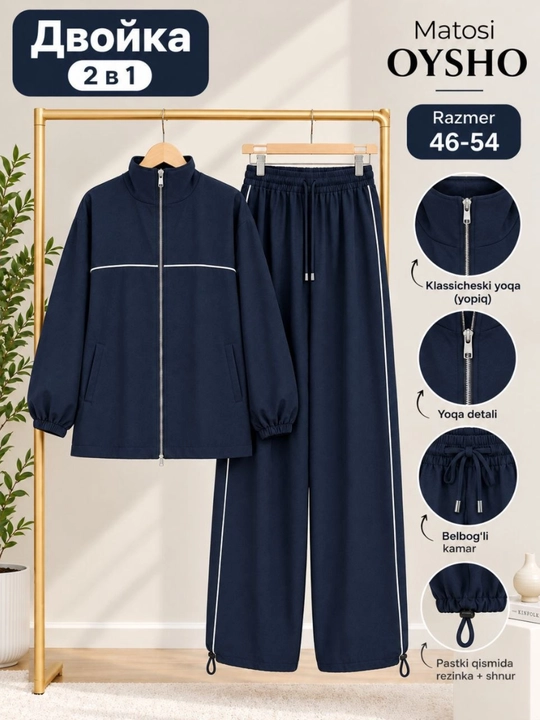 Ayollar sport kostyumi (46-54) - 