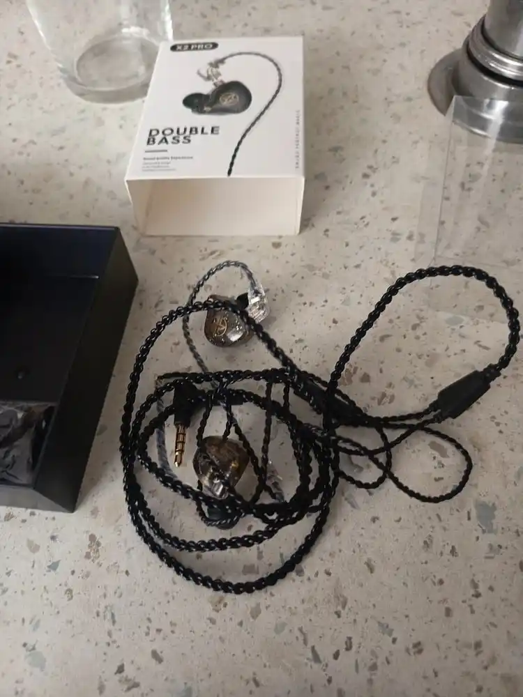 RELOADY simli naushniklar, X2 PRO modeli, jack 3.5mm