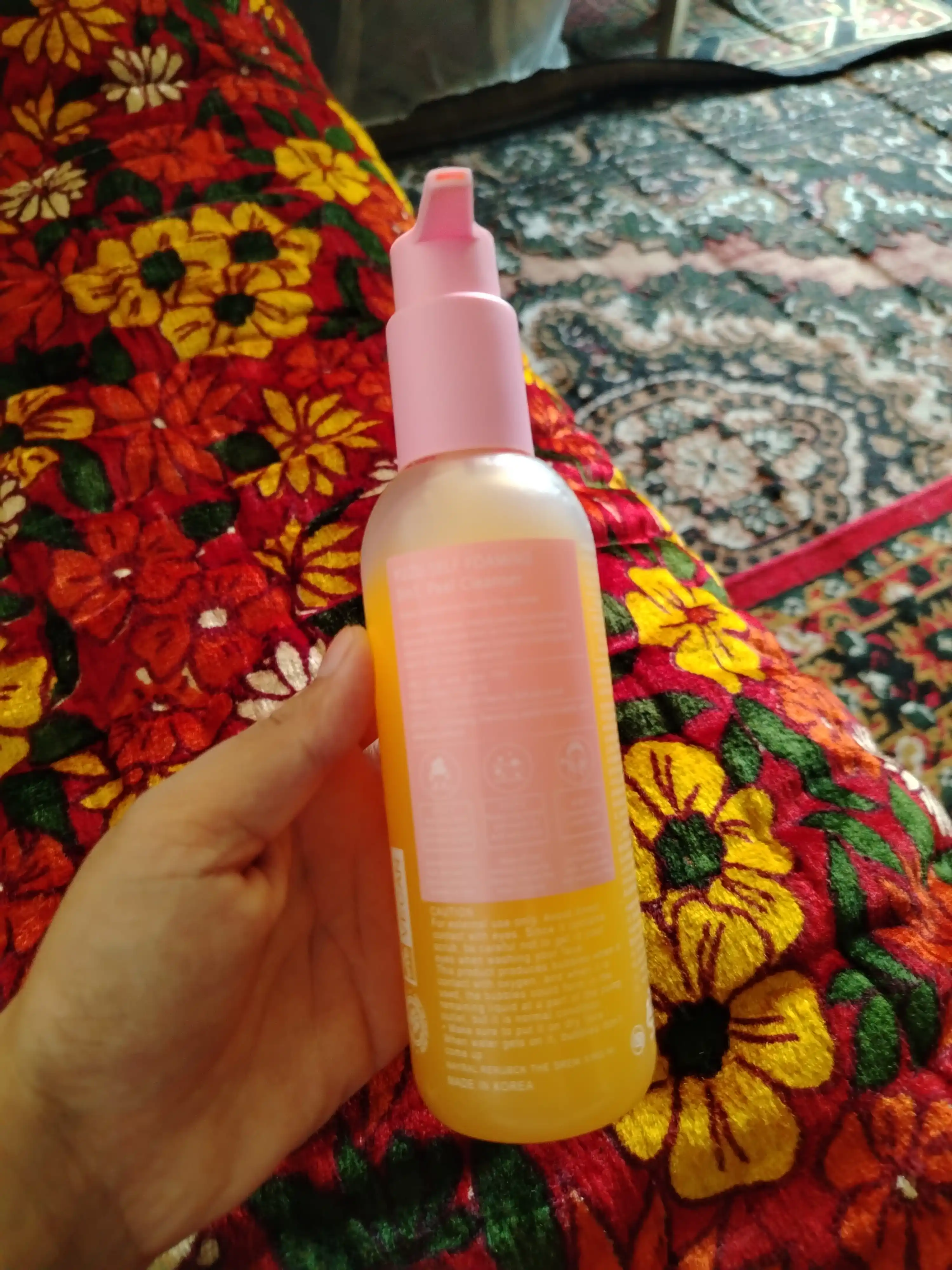 LALARECIPE Penka Yuzu Self Foaming yuvinish uchun ko‘pik, 3 tasi 1 da,yuzni tozalash uchun