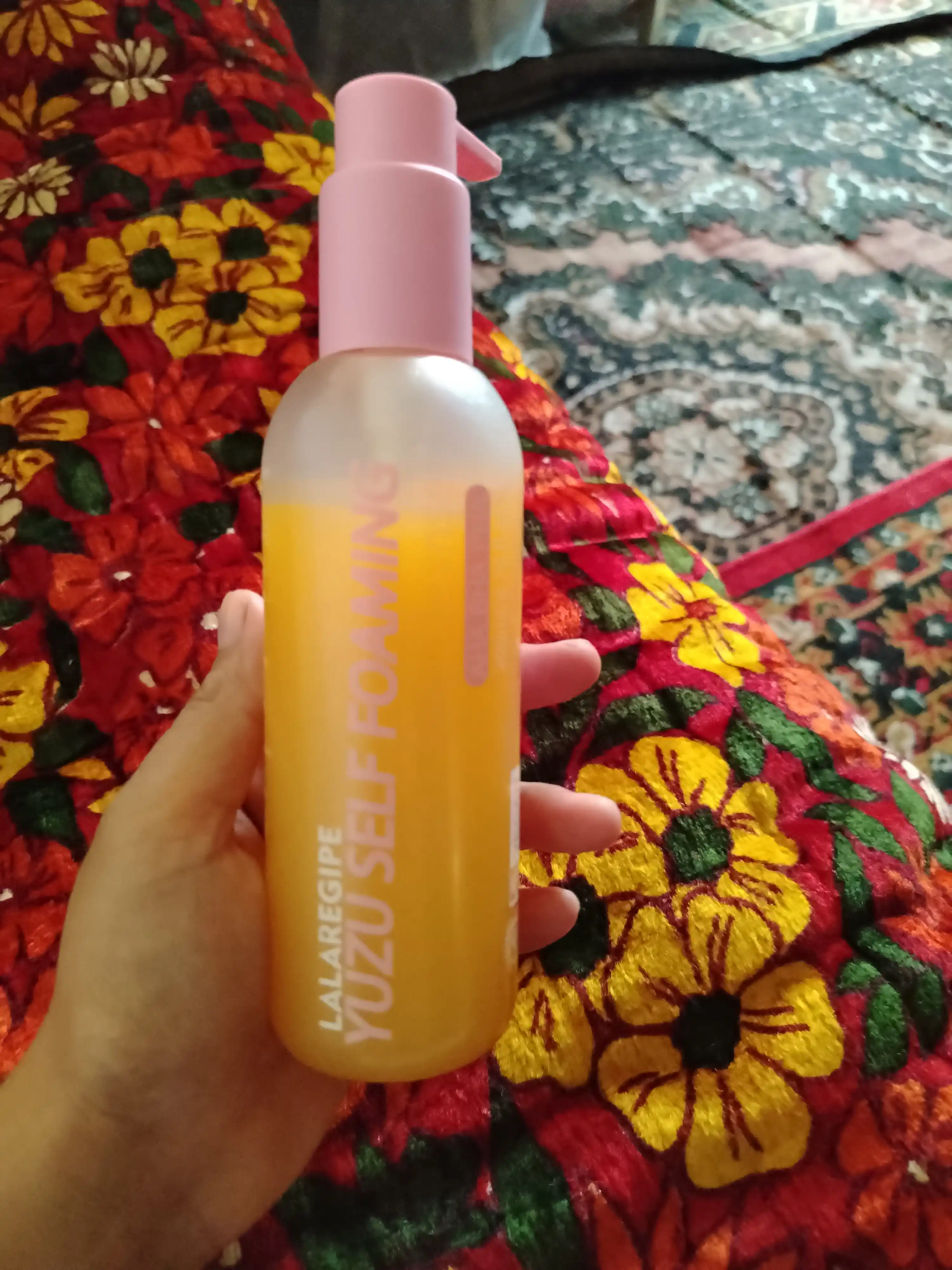LALARECIPE Penka Yuzu Self Foaming yuvinish uchun ko‘pik, 3 tasi 1 da,yuzni tozalash uchun