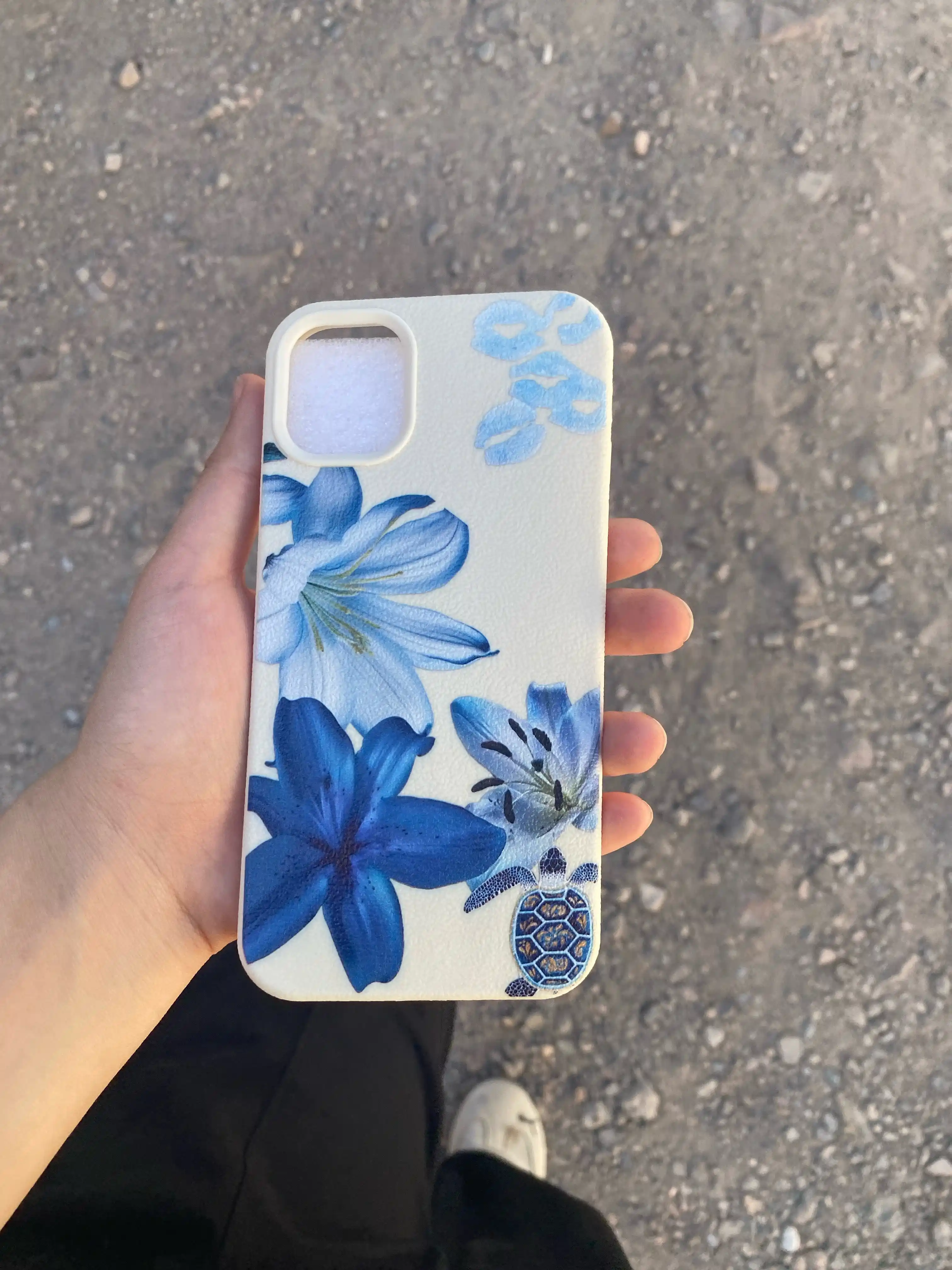 IPhone chehol – Dengiz uslubidagi, 11 / 12 / 13 / 14 / 15 / 16 / 17 Pro, Pro Max uchun