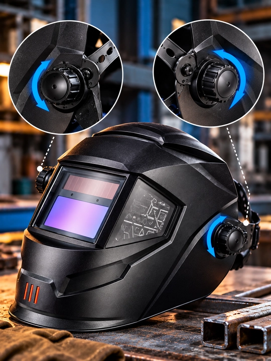 Elektron, avtomatik qorayuvchi svarka maskasi HWDH01-8830 — Xameleon payvandlash niqobi