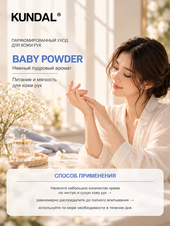 KUNDAL Крем для рук Shea Butter & Macadamia Pure Hand Cream, 50 мл
