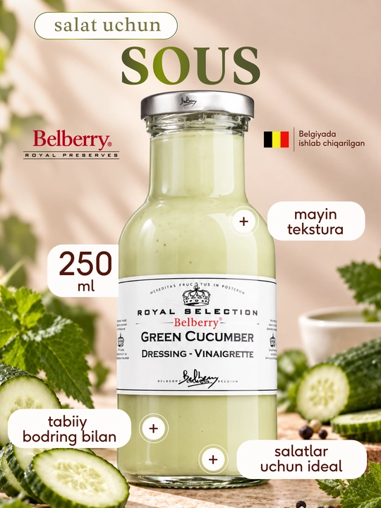 Belberry bodring salat sousi 250 ml belgiya