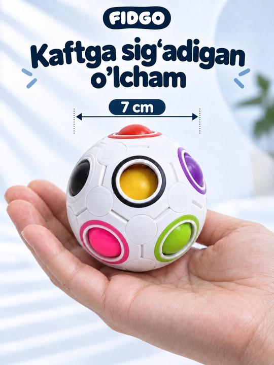 QY Toys Orbo shar-boshqotirmasi, ranglarni moslash uchun mantiqiy o‘yin
