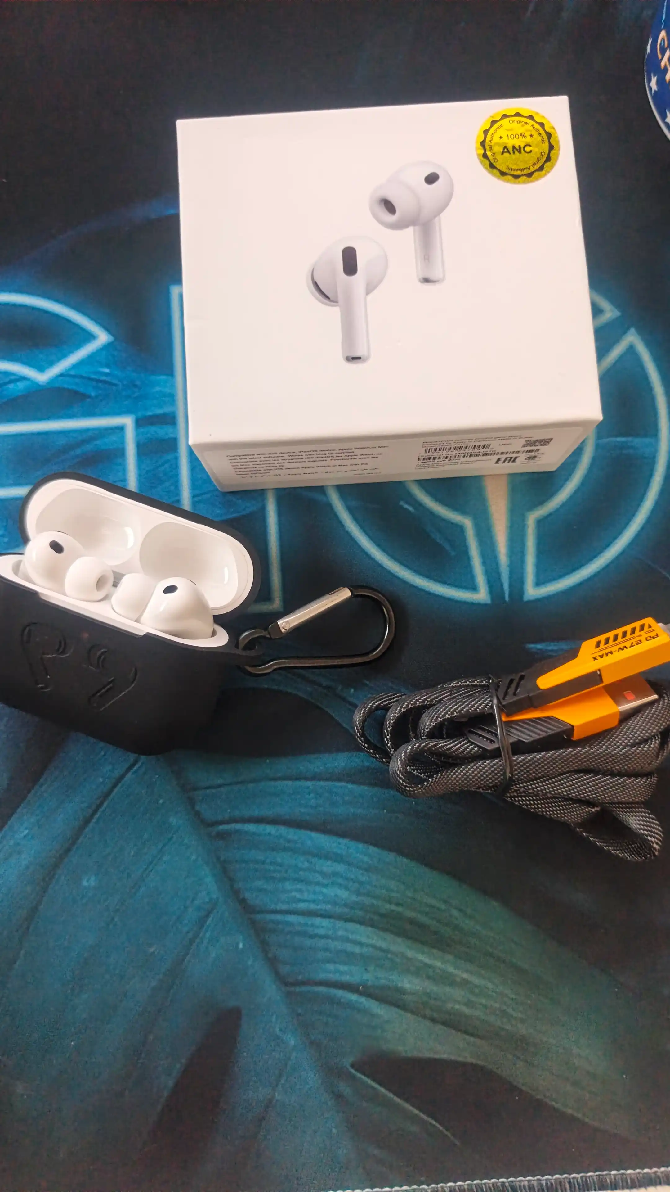 Pods Pro 3 ANC, simsiz quloqchinlar, Bluetooth, sensorli, barcha turdagi telefonlar uchun
