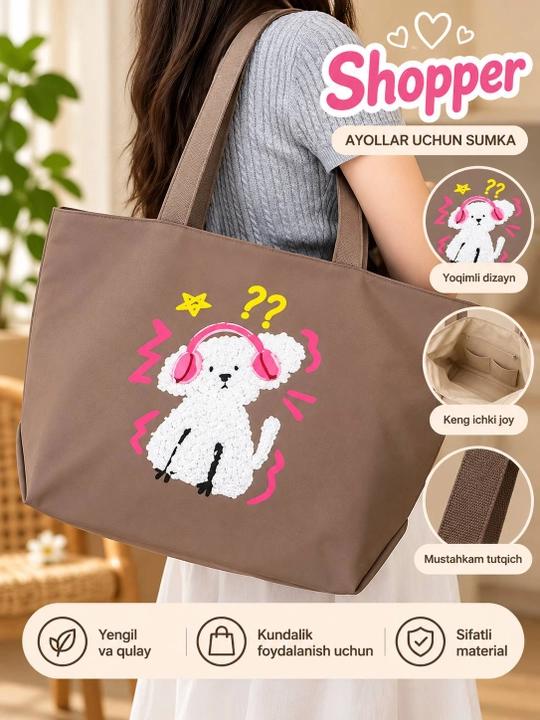 Ayollar shopper sumkasi - 