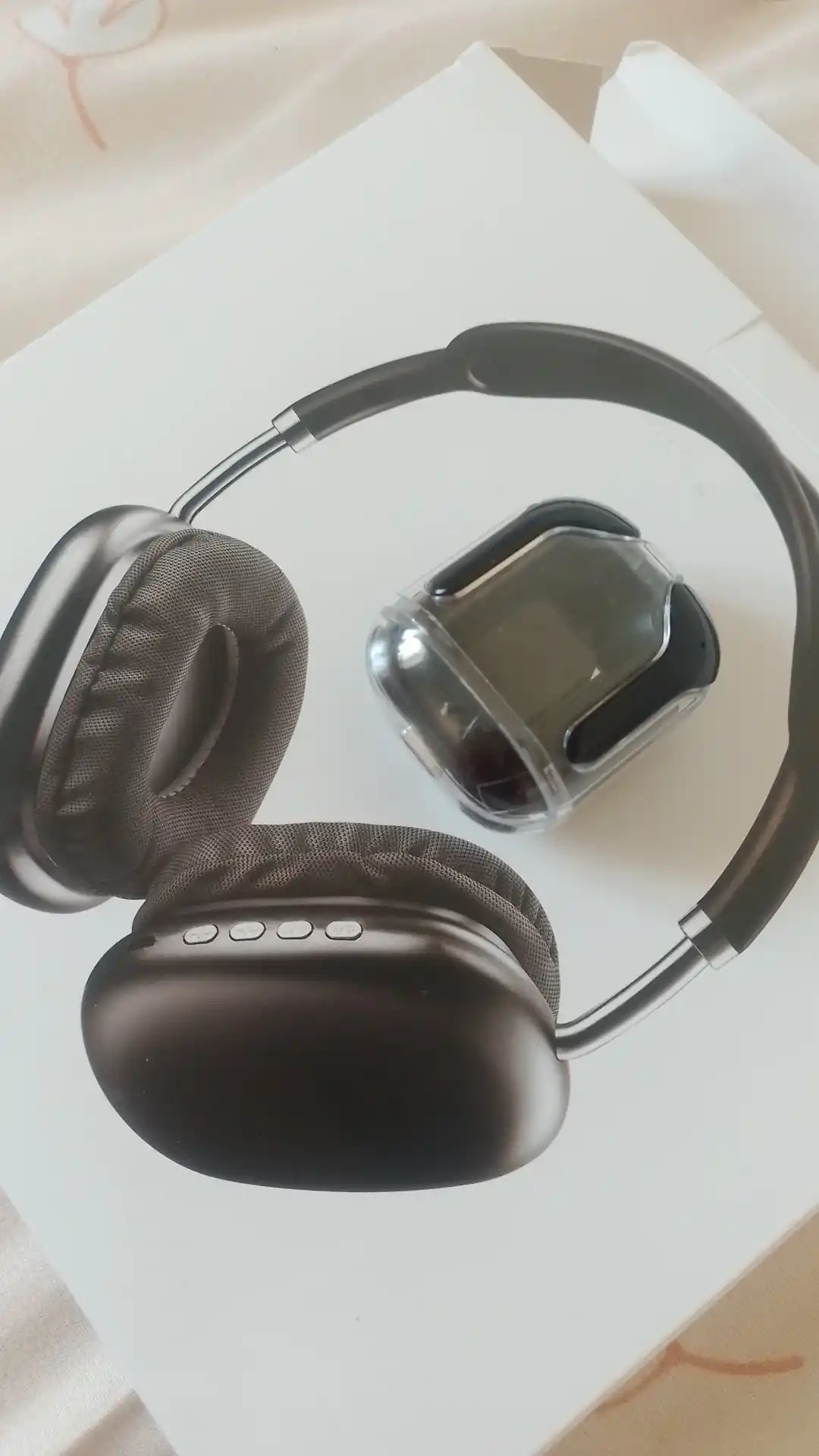 Simsiz quloqchinlar Pods, 1+1 sovg'a iPhone va Android uchun naushniklar, P9, MAX