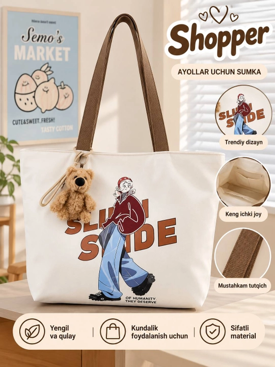 Ayollar shopper sumkasi - 